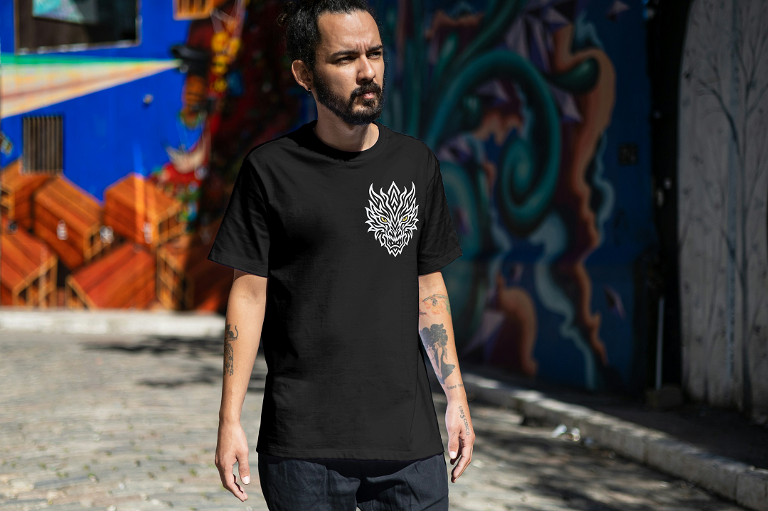 infinio “dragon spirit” graphic t shirt – multi color collection infinio “dragon spirit” graphic t shirt – multi color collection