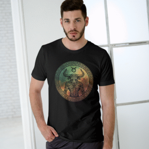 🐂 earthen strength: taurus zodiac t shirt (available in multiple colors)