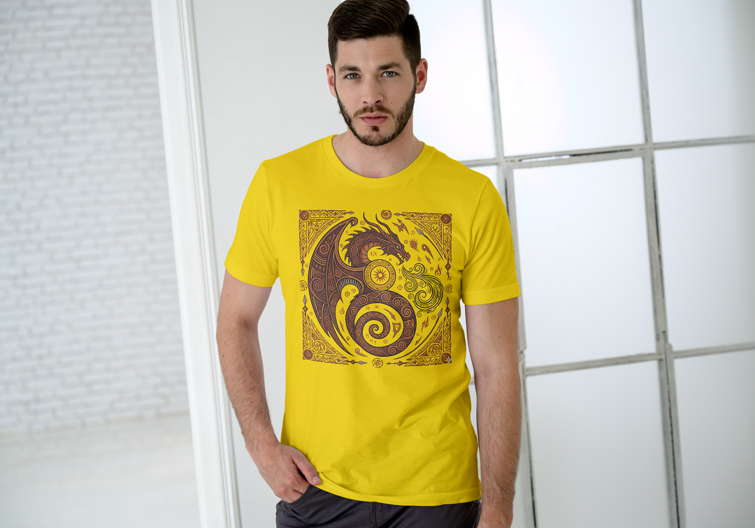 infinio “dragon spirit” tribal t shirt – multi color collection infinio “dragon spirit” tribal t shirt – multi color collection