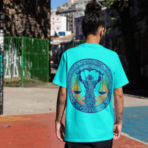 ⚖️ ethereal balance: libra zodiac t shirt (available in two colors)