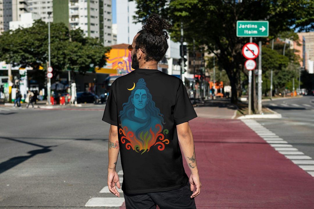 infinio “divine energy” shiva graphic t shirt infinio “divine energy” shiva graphic t shirt