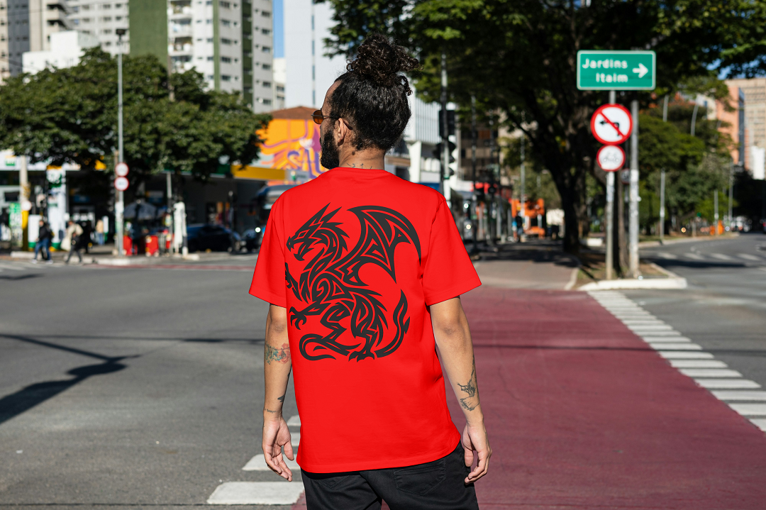 infinio “dragon spirit” graphic t shirt – multi color collection infinio “dragon spirit” graphic t shirt – multi color collection