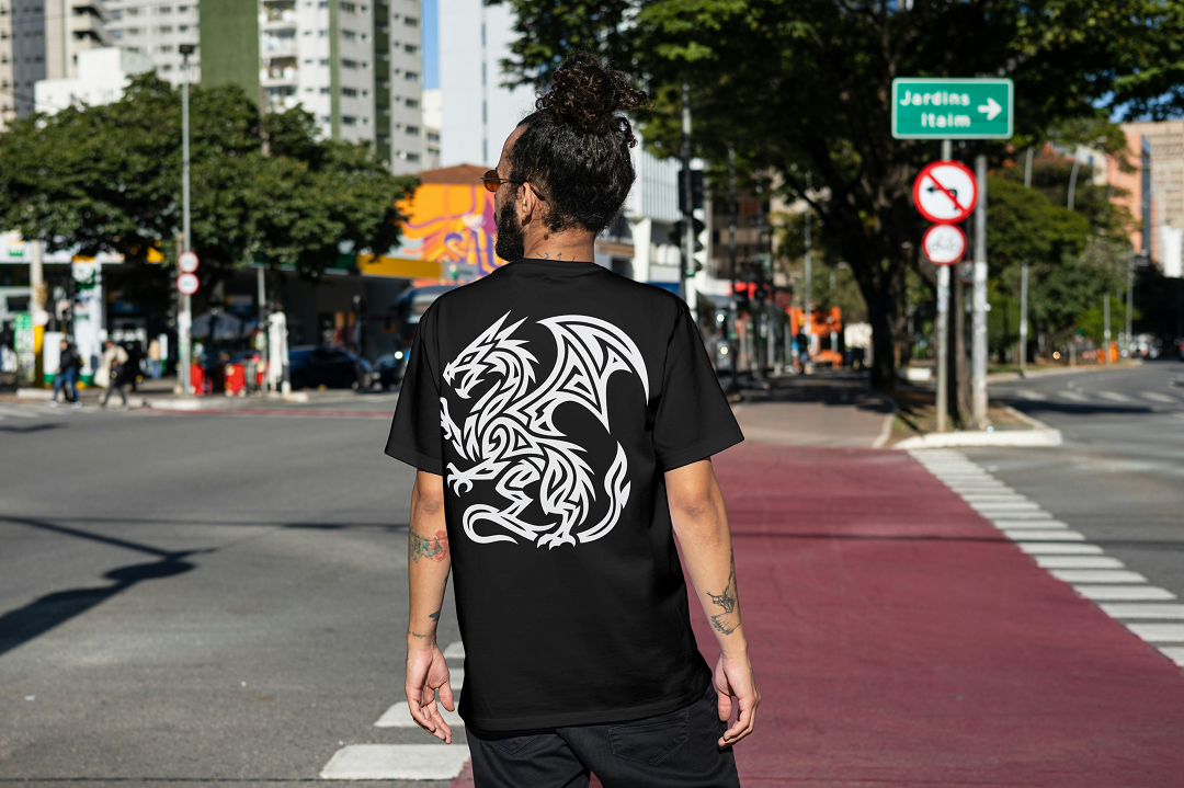 infinio “dragon spirit” graphic t shirt – multi color collection infinio “dragon spirit” graphic t shirt – multi color collection