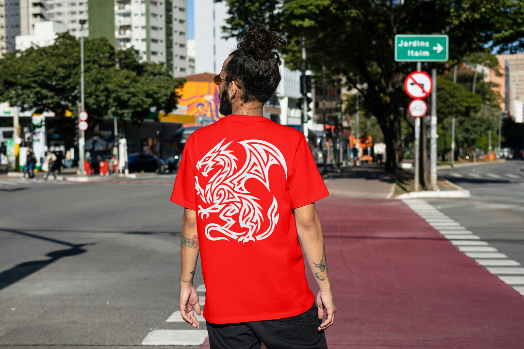 infinio “dragon spirit” graphic t shirt – multi color collection infinio “dragon spirit” graphic t shirt – multi color collection