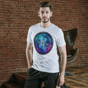 ♓ celestial drift: pisces zodiac t shirt (white edition)