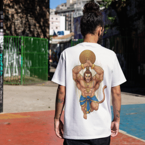 divine strength: lord hanuman graphic t shirt