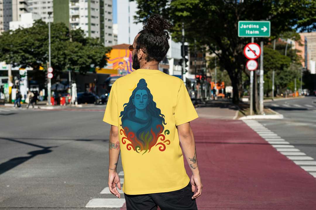 infinio “divine energy” shiva graphic t shirt infinio “divine energy” shiva graphic t shirt