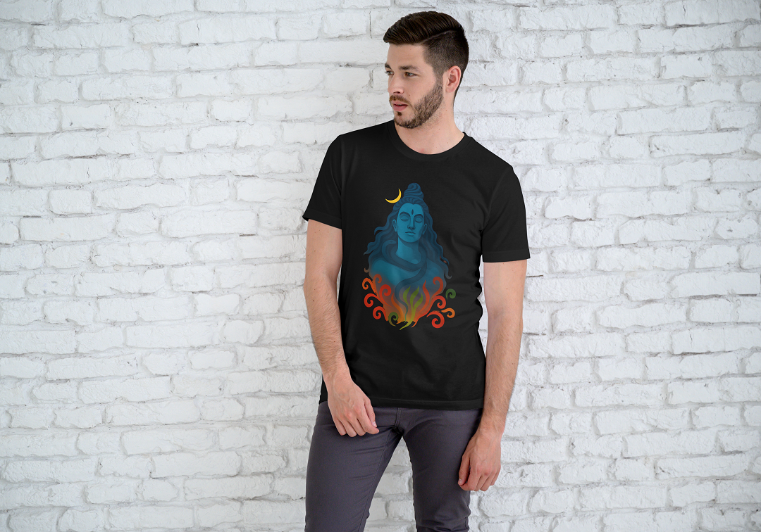 infinio “divine energy” shiva graphic t shirt infinio “divine energy” shiva graphic t shirt