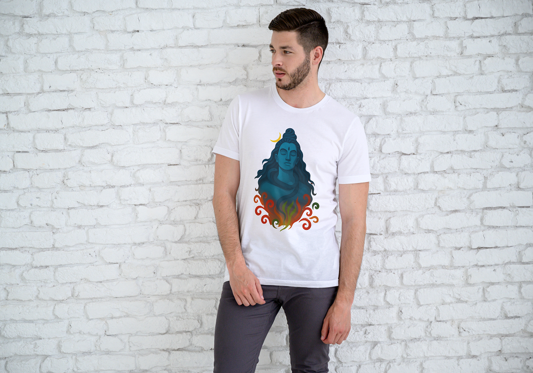 infinio “divine energy” shiva graphic t shirt infinio “divine energy” shiva graphic t shirt