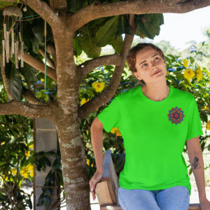 mandala essence premium tee – handcrafted artwork